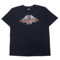 Maglietta HARLEY DAVIDSON MADE IN USA, anni 2000, stampa logo, taglia 2XL, colore nero, cotone, SACRAMENTO CALIFORNIA, taglia grande