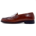 Jalan Sriwijaya mocassini penny in pelle di vitello 24.5cm marrone, pelle, costruzione Goodyear Welted 98622 18045