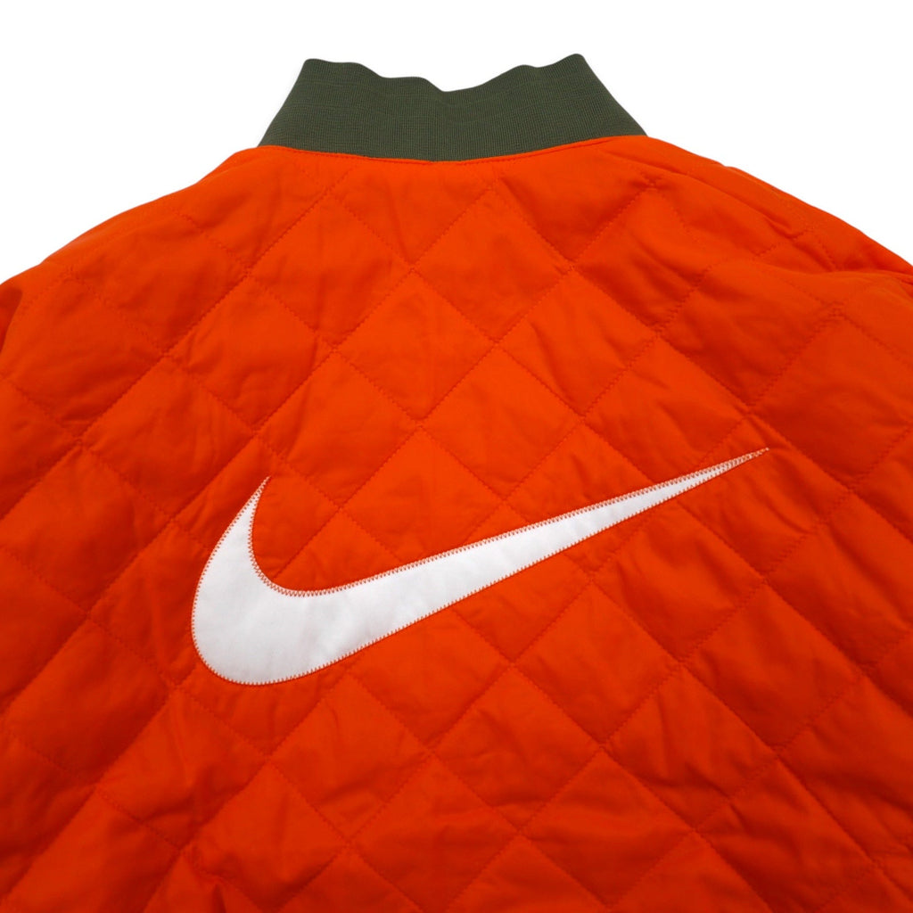 NIKE リバーシブル MA-1 フライト ボンバージャケット S カーキ オレンジ NIKE VRSTY BMBR JKT