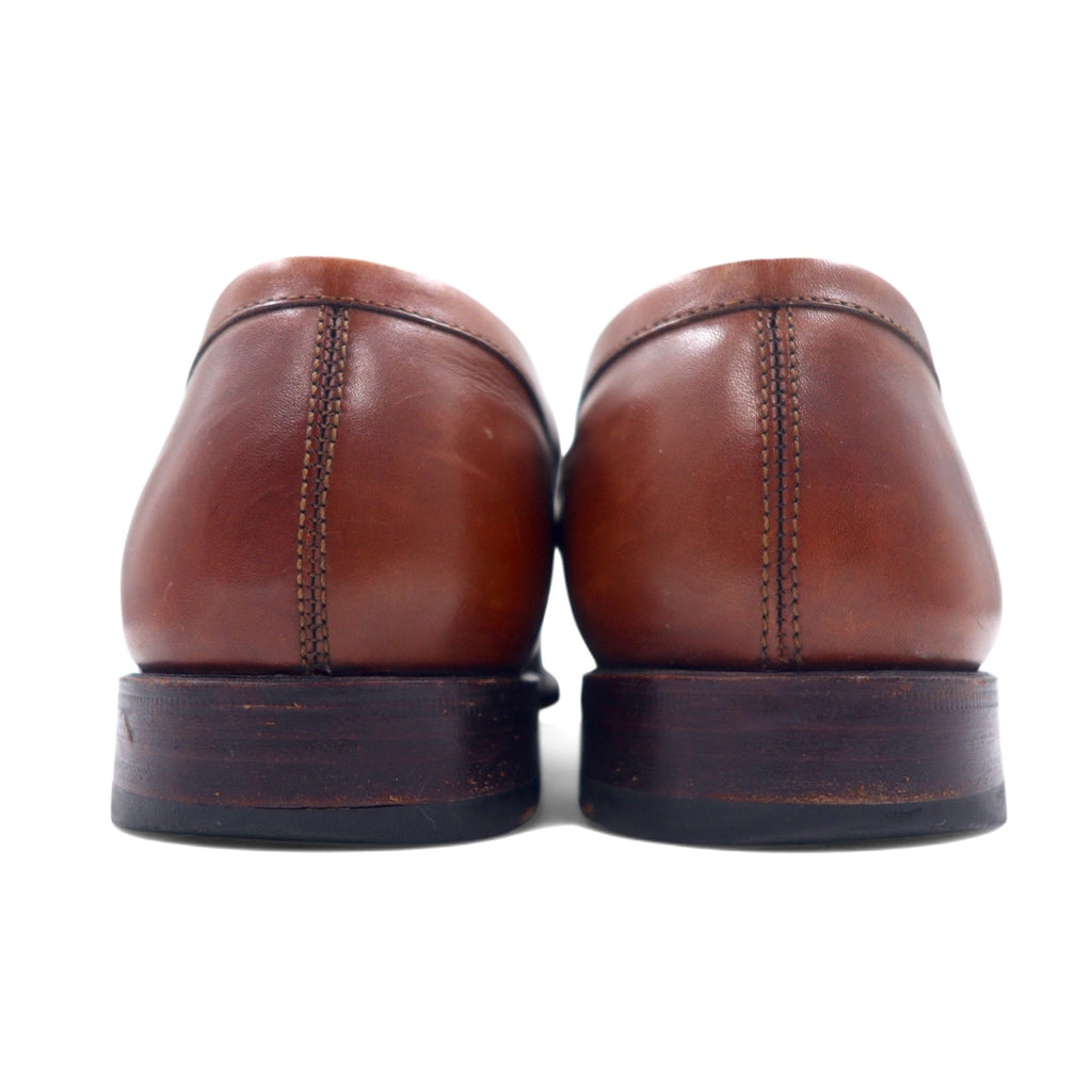 Jalan Sriwijaya mocassini penny in pelle di vitello 24.5cm marrone, pelle, costruzione Goodyear Welted 98622 18045