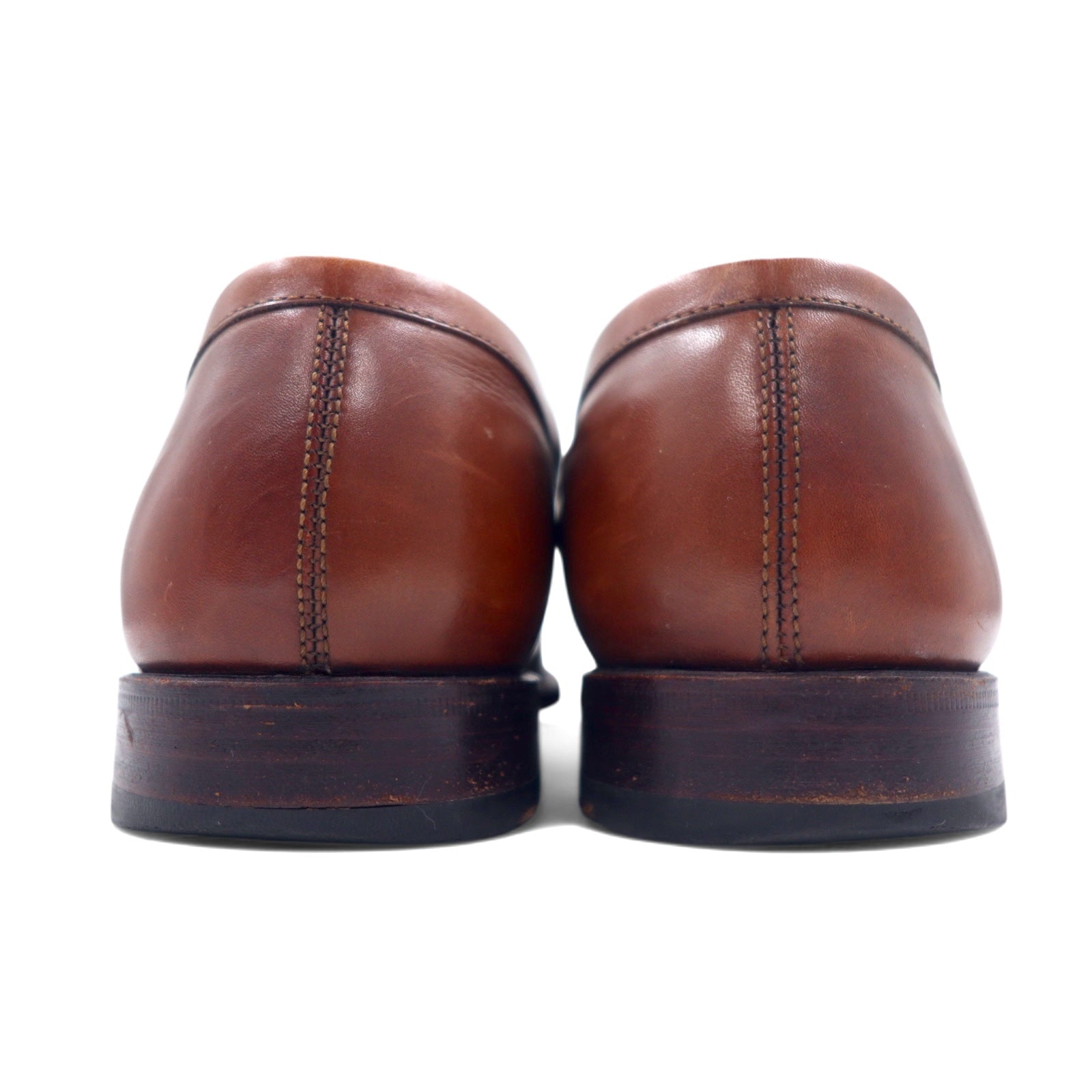 Jalan Sriwijaya mocassini penny in pelle di vitello 24.5cm marrone, pelle, costruzione Goodyear Welted 98622 18045