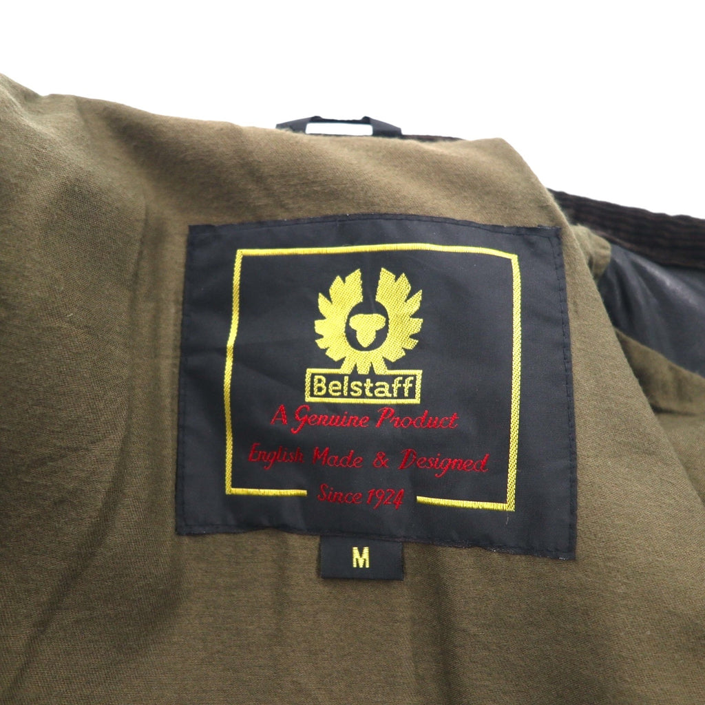 Belstaff Made in Italy Giacca Moto in Pelle Cerata a Mano Gangster Rider's M Marrone