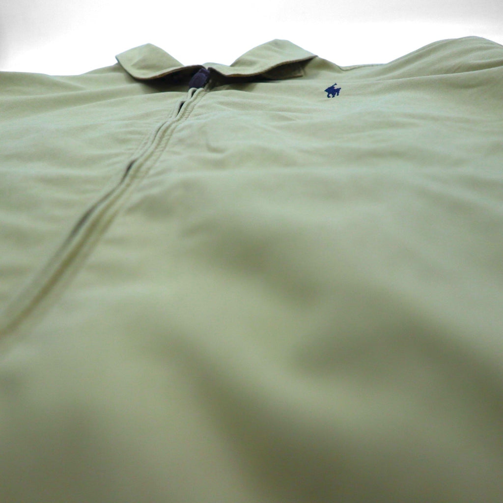 Polo Ralph Lauren スウィングトップ ハリントンジャケット ピーチスキン 2XL ベージュ スモールポニー刺繍 チンストラップ