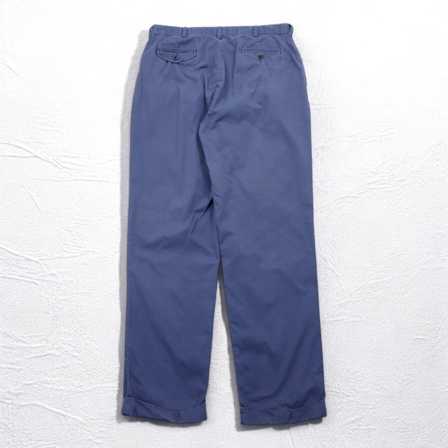 Polo by Ralph Lauren anni '90 pantalone chino ampio con pieghe L blu cotone HAMMOND PANT