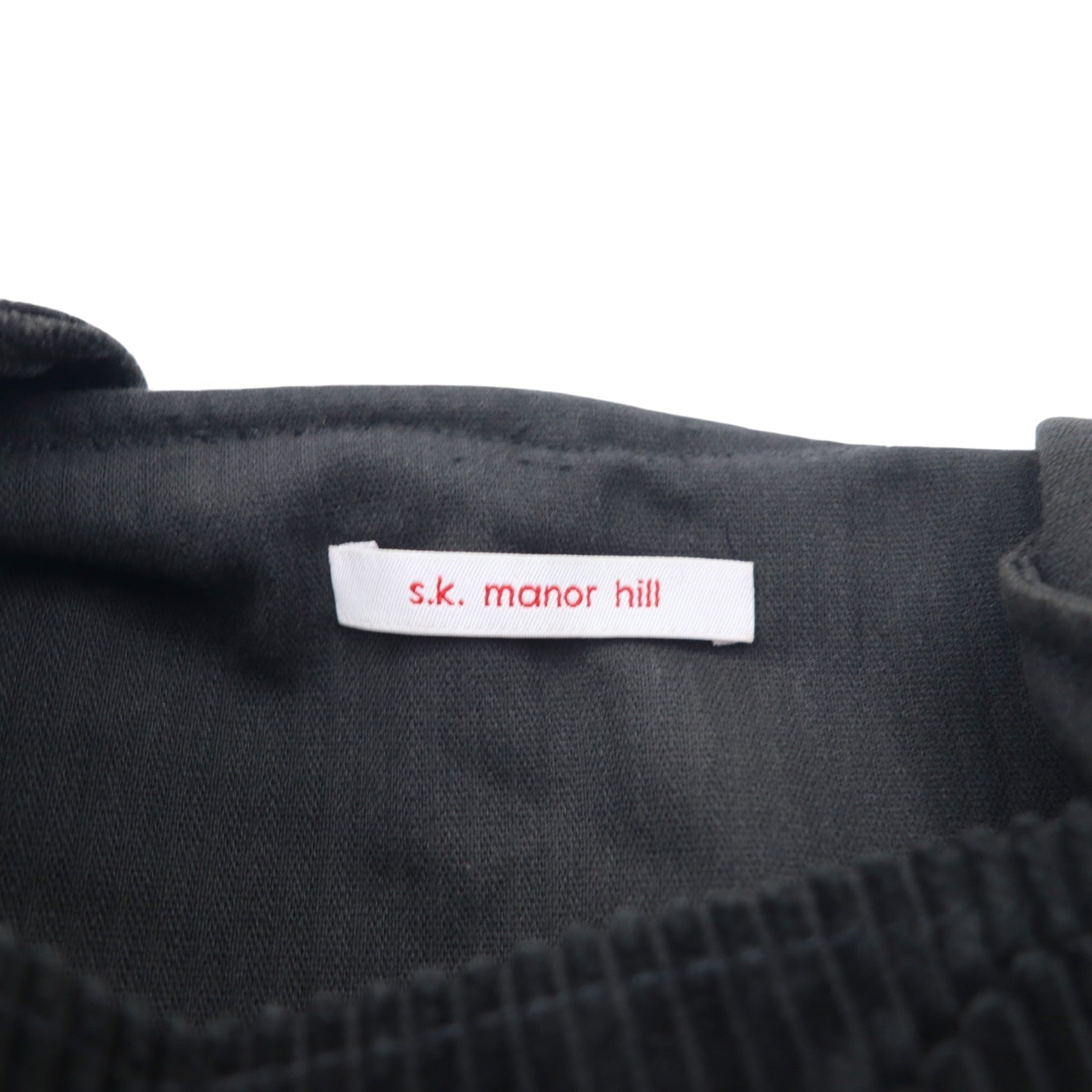 s.k. manor hill USA Anorak con cappuccio in velluto a coste taglia L nero cotone