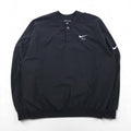 NIKE ピステ プルオーバー ナイロンジャケット ジャージ L ブラック スウォッシュ