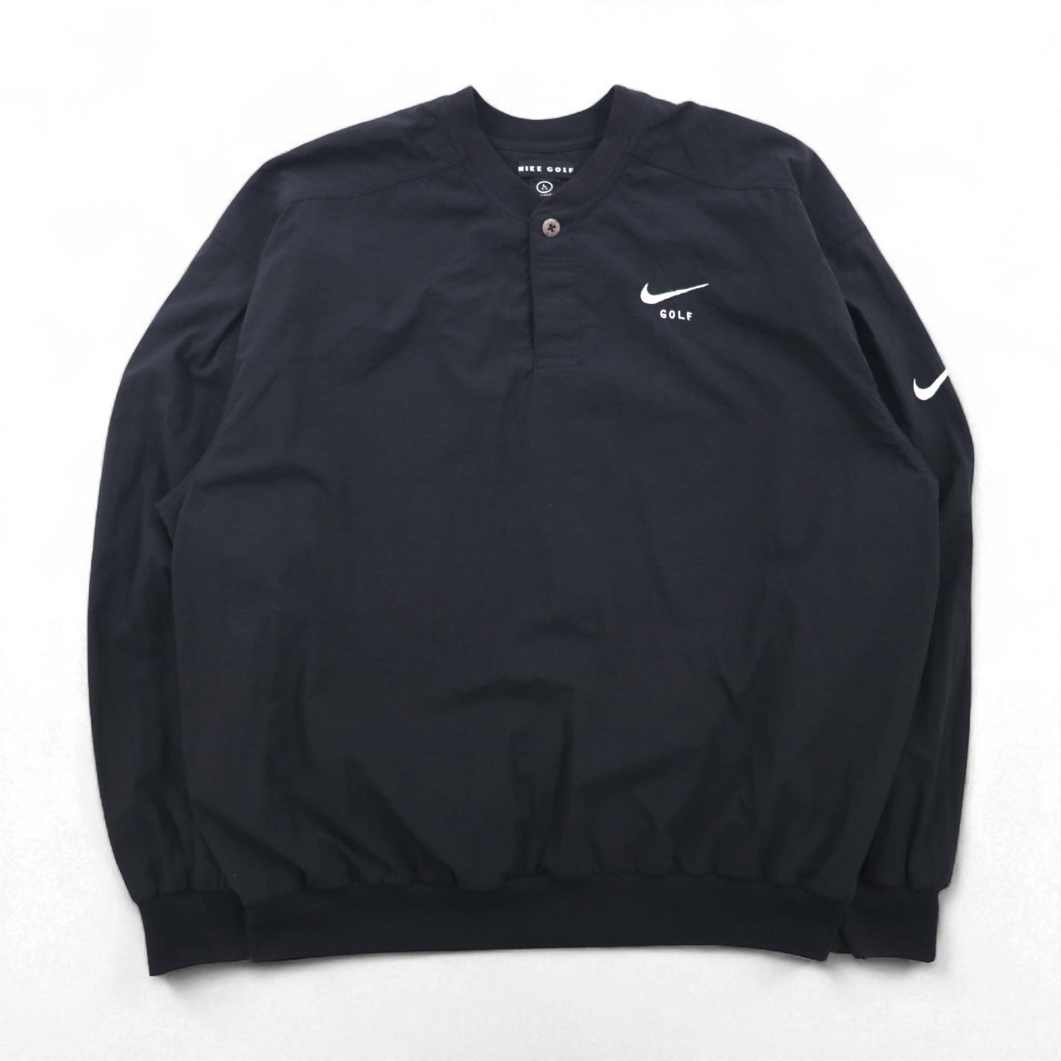 NIKE ピステ プルオーバー ナイロンジャケット ジャージ L ブラック スウォッシュ