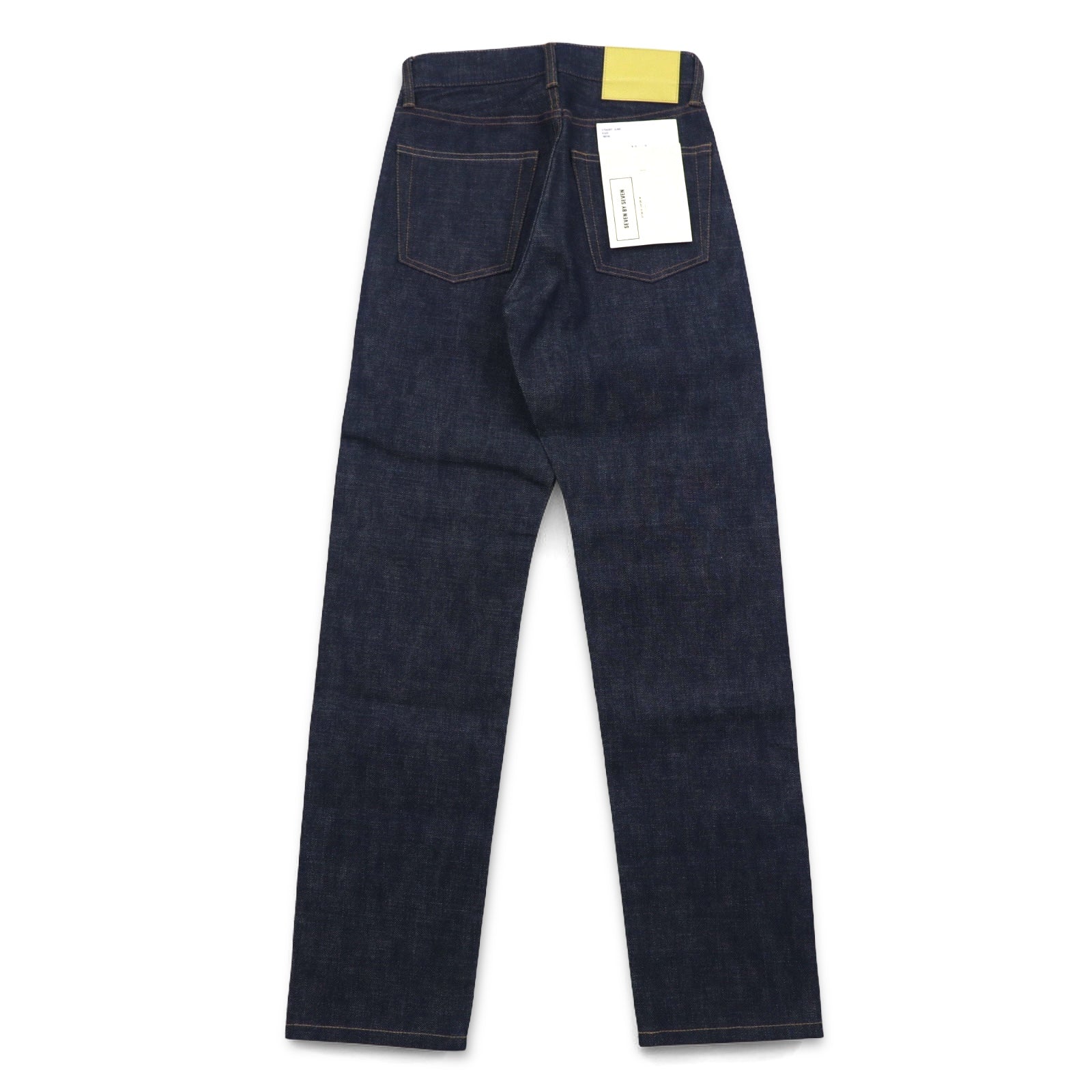 SEVEN BY SEVEN Jeans rigidi S blu cimosa red selvedge 800-9240077 Made in Japan Nuovo