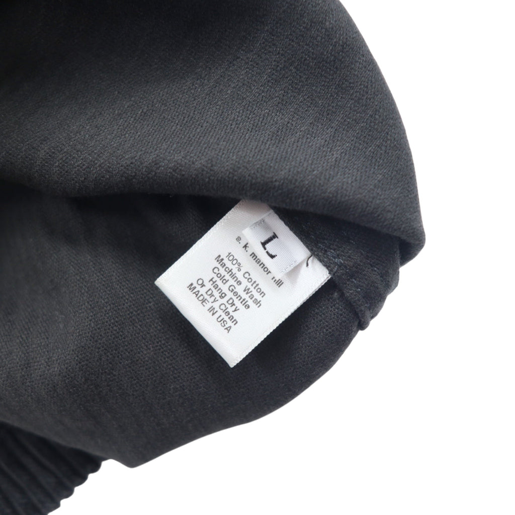 s.k. manor hill USA Anorak con cappuccio in velluto a coste taglia L nero cotone