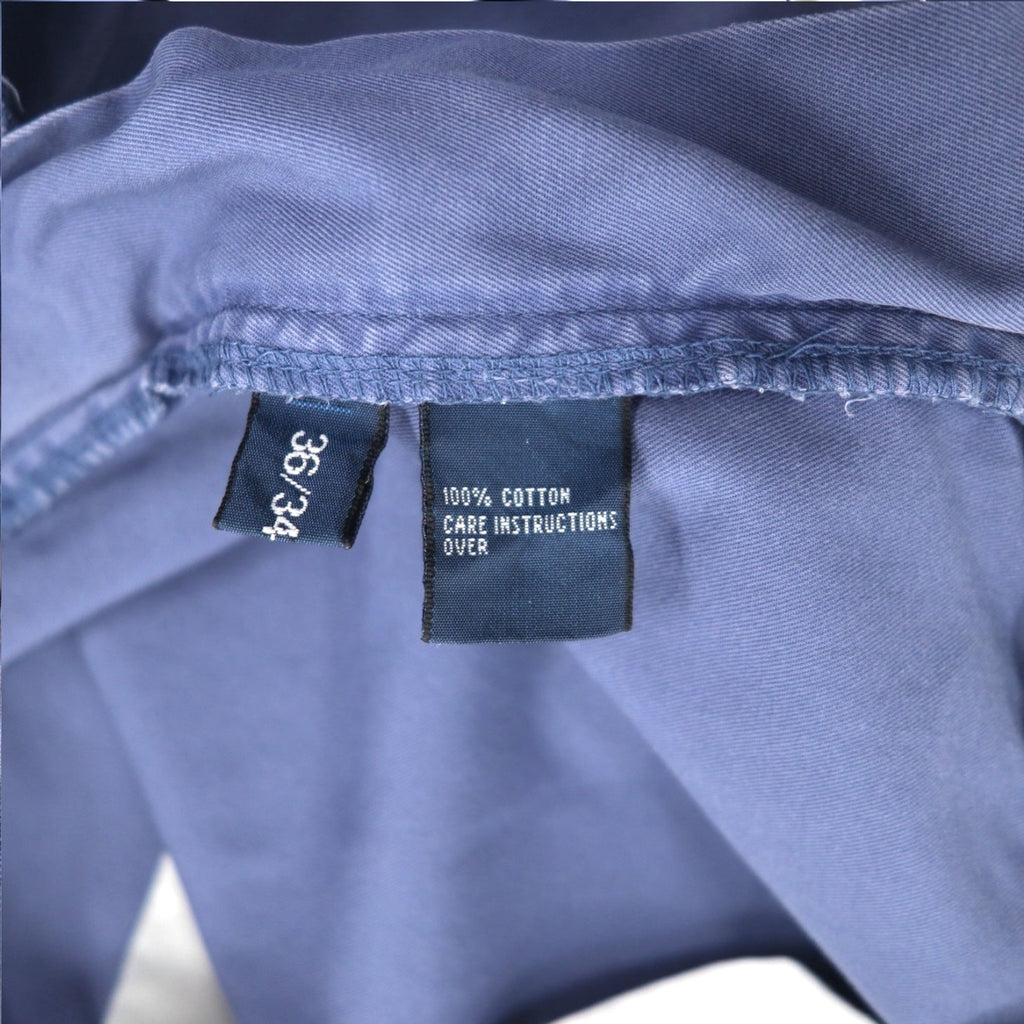 Polo by Ralph Lauren anni '90 pantalone chino ampio con pieghe L blu cotone HAMMOND PANT