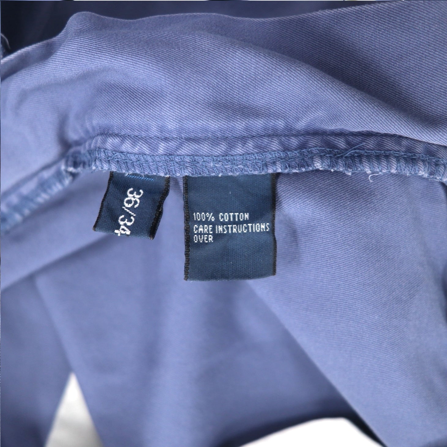 Polo by Ralph Lauren anni '90 pantalone chino ampio con pieghe L blu cotone HAMMOND PANT