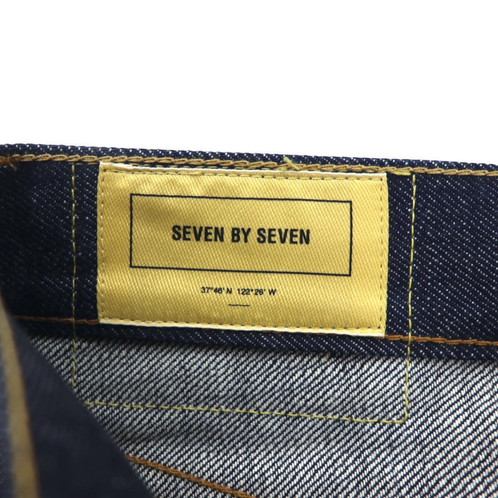 SEVEN BY SEVEN Jeans rigidi S blu cimosa red selvedge 800-9240077 Made in Japan Nuovo