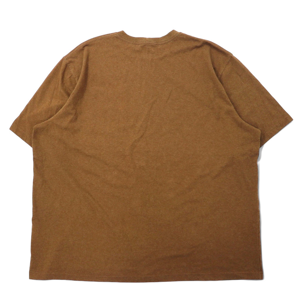 Carhartt T-shirt con taschino, taglia 2XL, marrone, cotone, oversize, K87 219