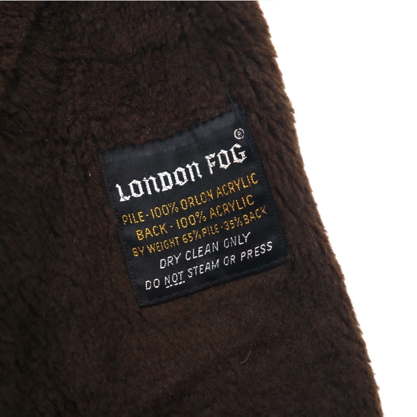 LONDON FOG Trench Coat con collo alla coreana XL Beige, pattina copribottoni, spalline, fodera in pelliccia rimovibile, con cintura