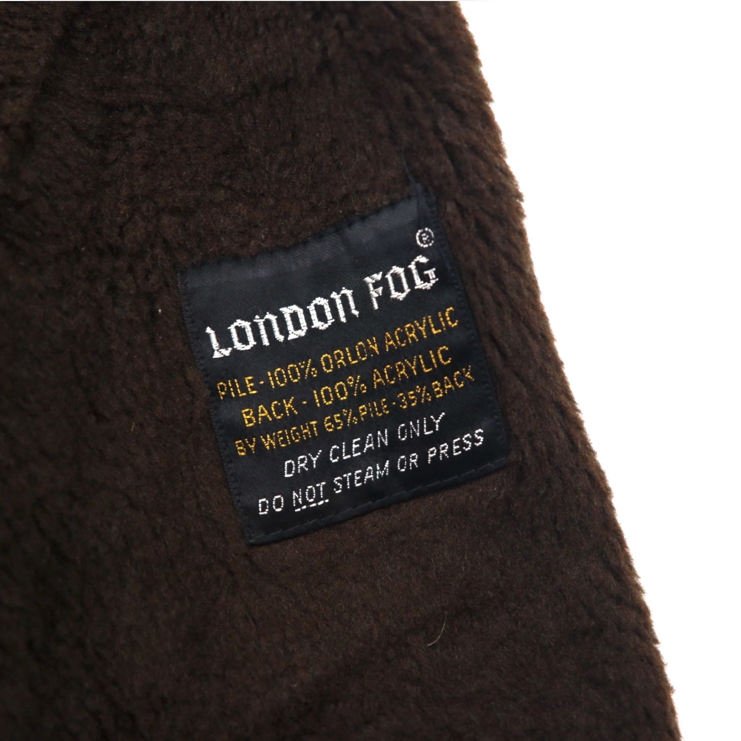 LONDON FOG Trench Coat con collo alla coreana XL Beige, pattina copribottoni, spalline, fodera in pelliccia rimovibile, con cintura