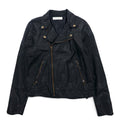UNITED ARROWS Giacca chiodo in pelle di capra - S, nera (1525-136-2584)
