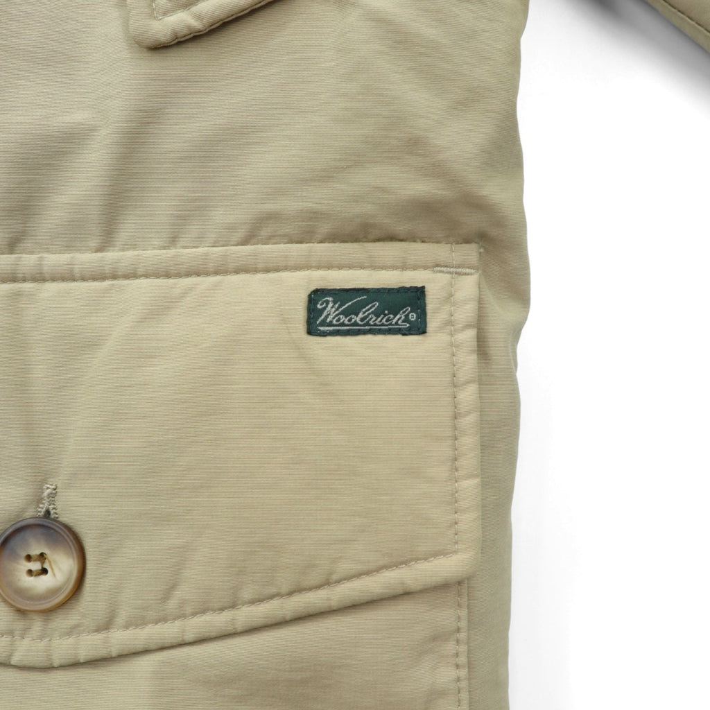 Woolrich 90年代 アークティックパーカ ダウンジャケット M ベージュ 60/40クロス ダブルジップ