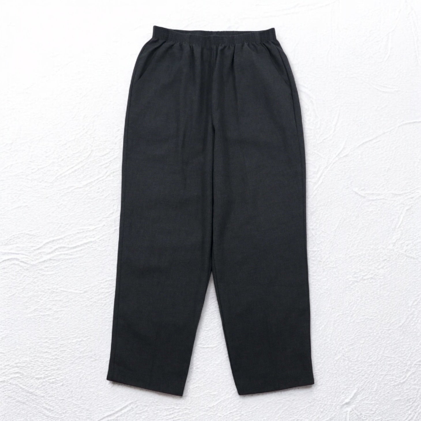 BRIGGS Anni '90, Made in USA, Pantaloni da chef, Elasticizzati, Taglia L, Grigio, Poliestere