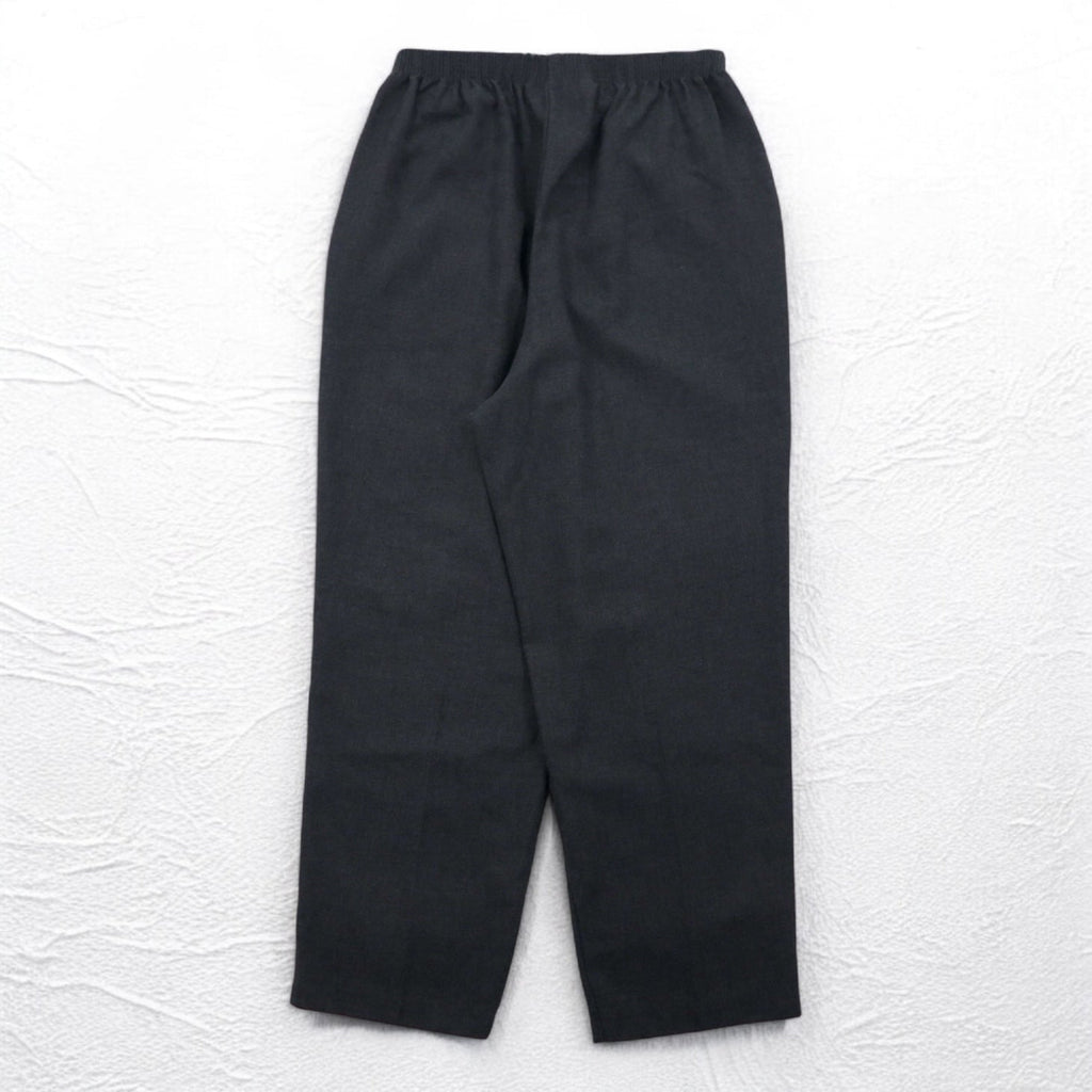 BRIGGS Anni '90, Made in USA, Pantaloni da chef, Elasticizzati, Taglia L, Grigio, Poliestere