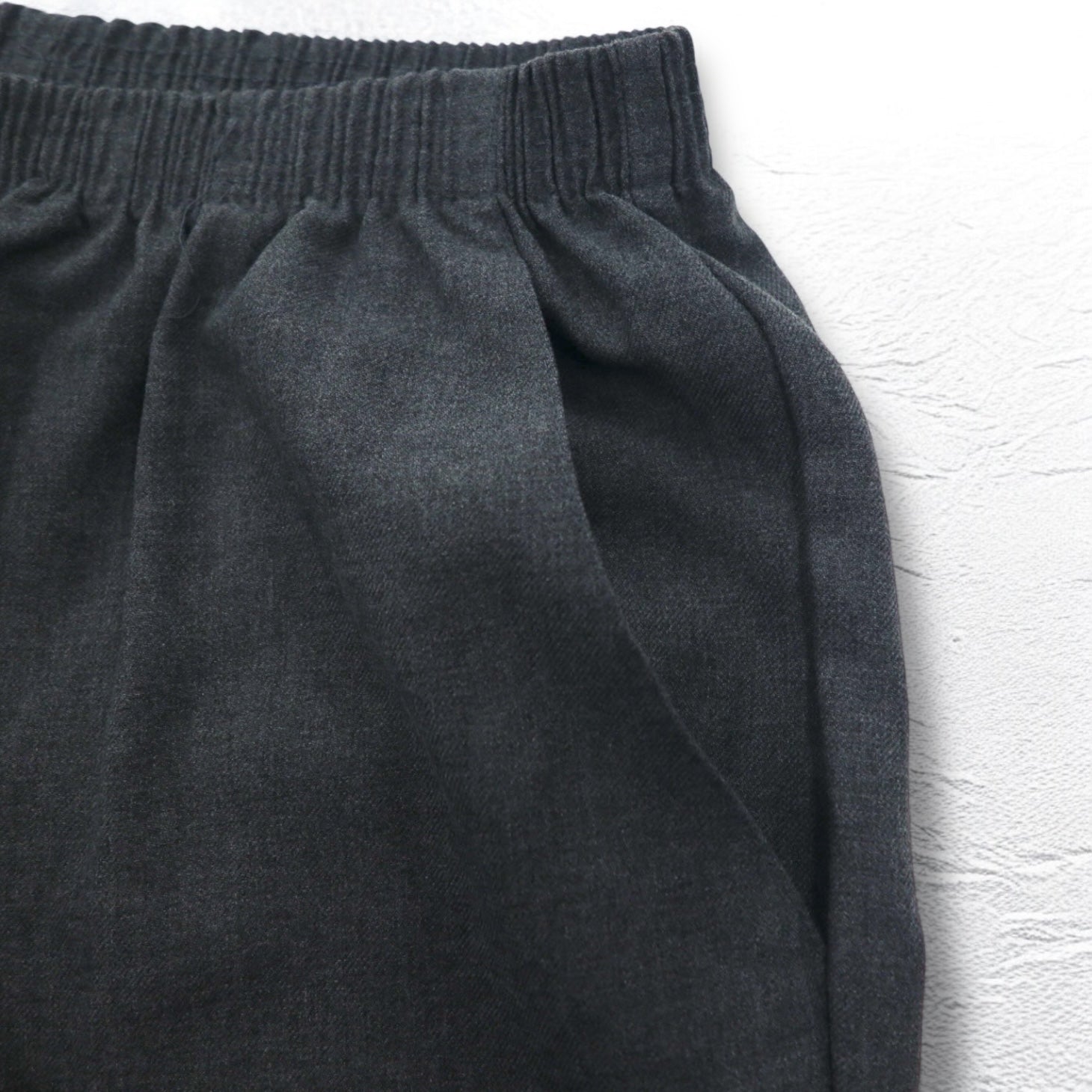 BRIGGS Anni '90, Made in USA, Pantaloni da chef, Elasticizzati, Taglia L, Grigio, Poliestere