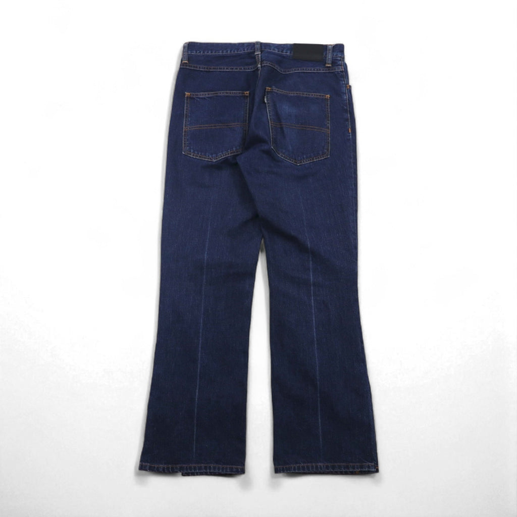 JieDa スリット デニムパンツ SLIT DENIM PANTS フレア ジーンズ S インディゴ ブーツカット Jie-20S-PT03 日本製