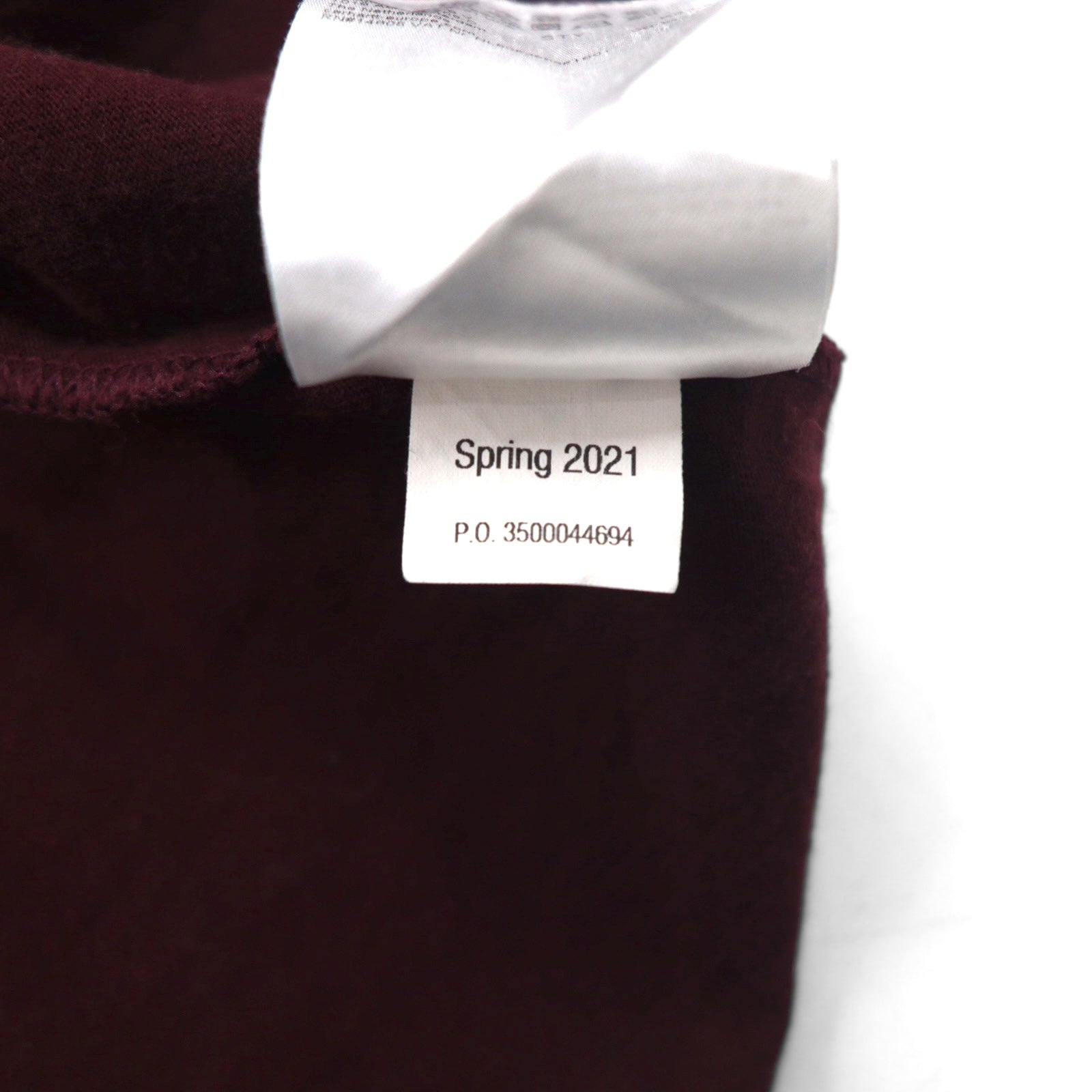 Carhartt T-shirt tasca LOOSE FIT XL bordeaux cotone Made in Honduras