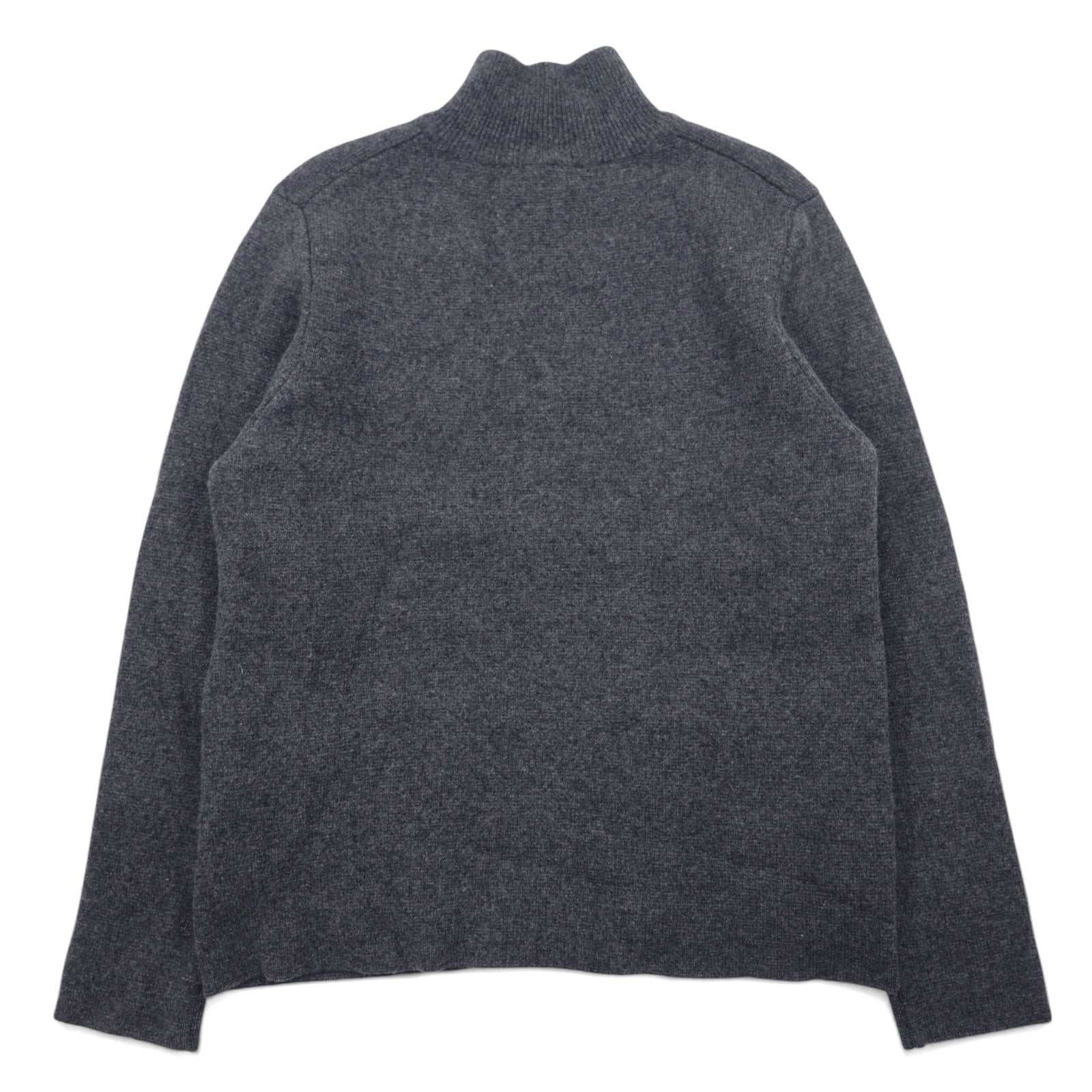 Giacca Full Zip J.CREW Drivers Knit L Grigio Lana Doppia Zip
