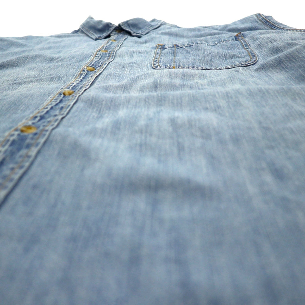 Levi's Signature ビッグサイズ デニム ボタンダウンシャツ 3XL インディゴ ブルー コットン