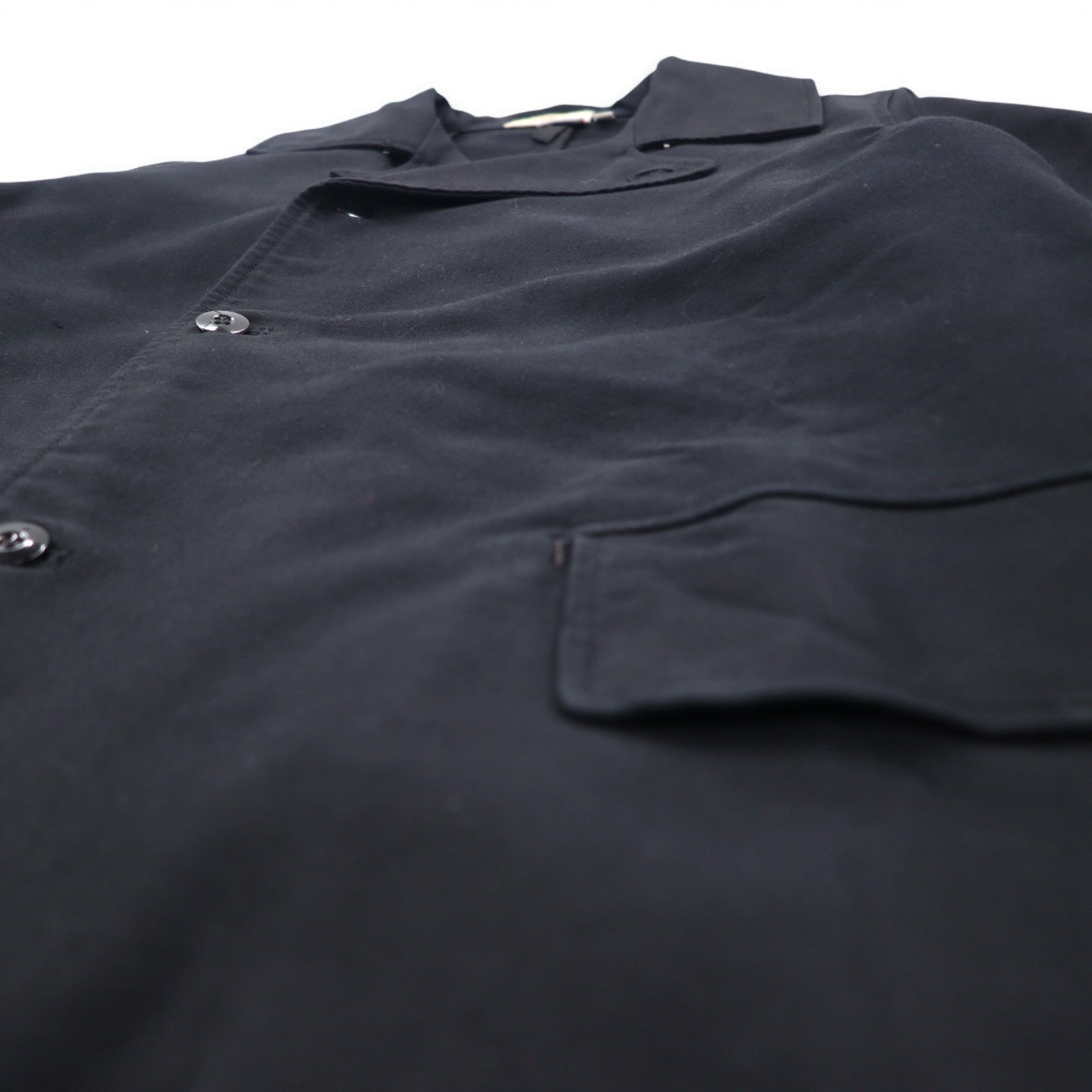 Kempel × Lantiki Cappotto da lavoro doppiopetto, UE, taglia L, nero cotone