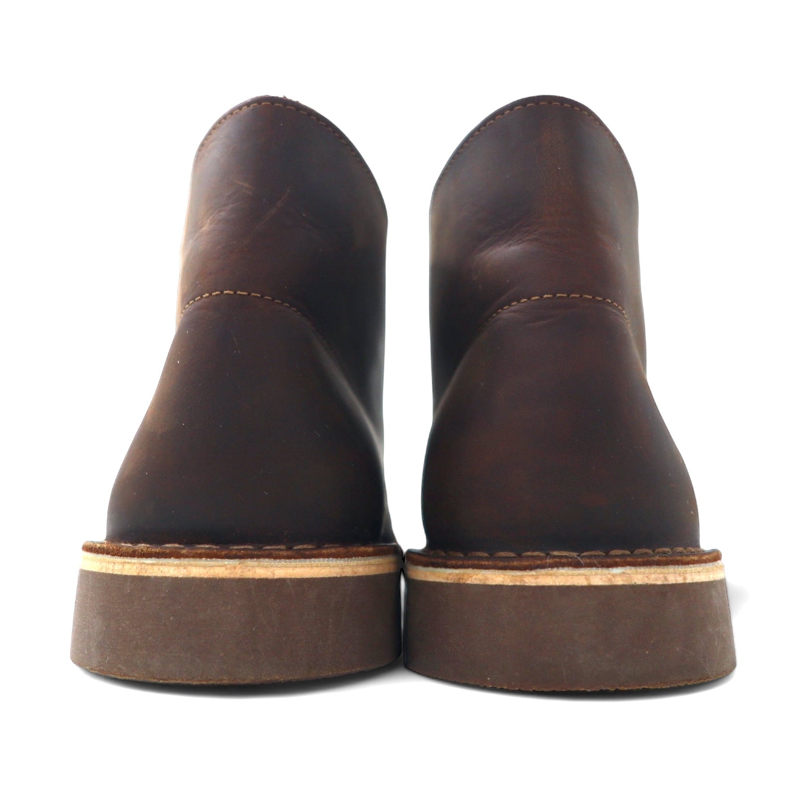 Clarks チャッカブーツ 27.5cm ブラウン レザー 15522