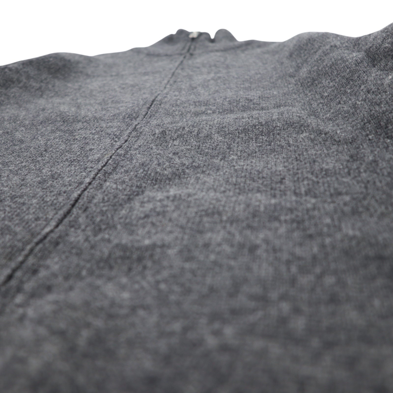 Giacca Full Zip J.CREW Drivers Knit L Grigio Lana Doppia Zip