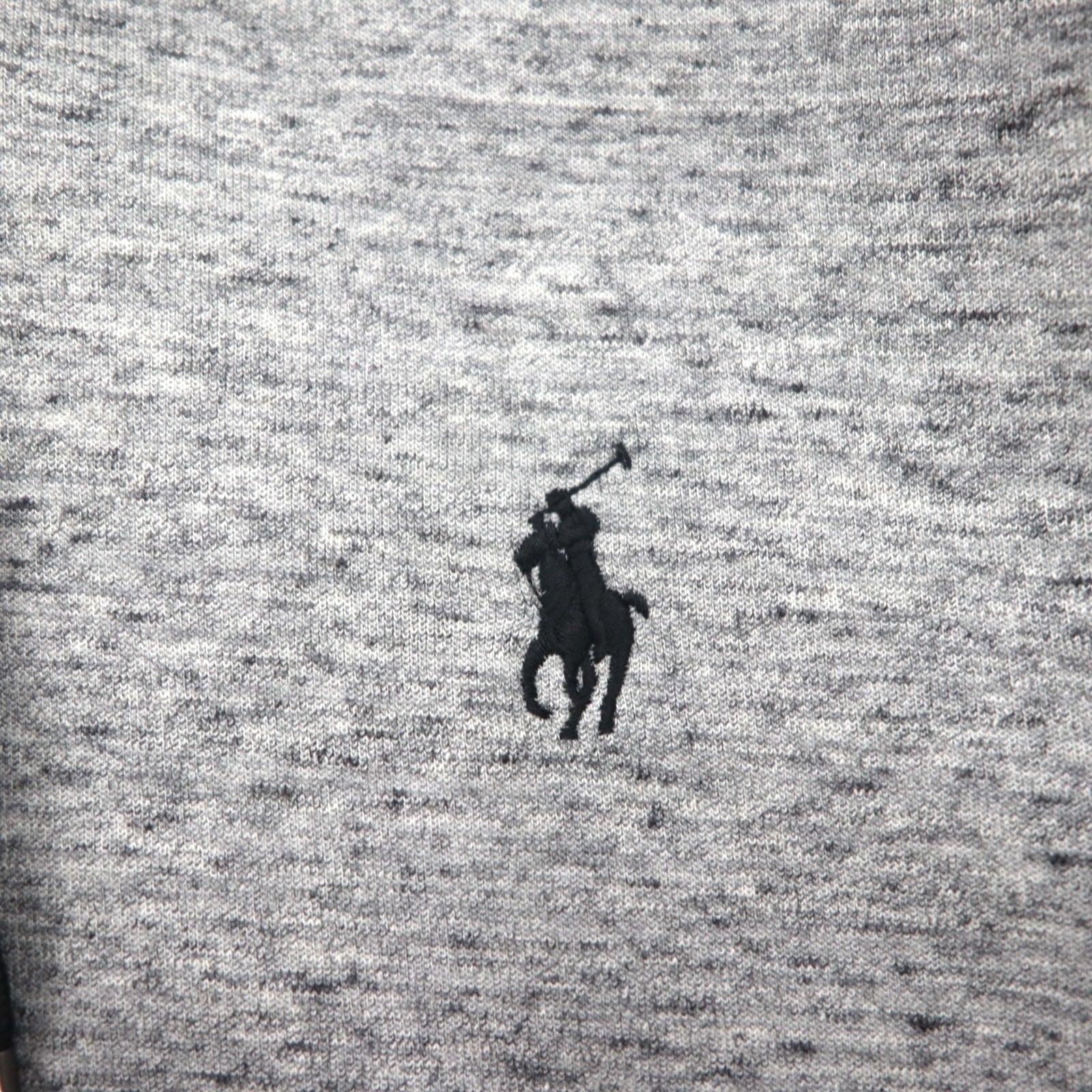 Polo Ralph Lauren ジップパーカー L グレー ストレッチ スモールポニー刺繡
