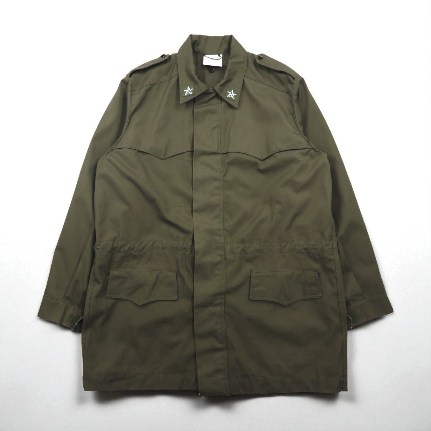 Vintage Italian Army M-90 Field Jacket Radici Tessuti 00年代 ミリタリー イタリア軍 フィールドジャケット L ドローコード エポレット
