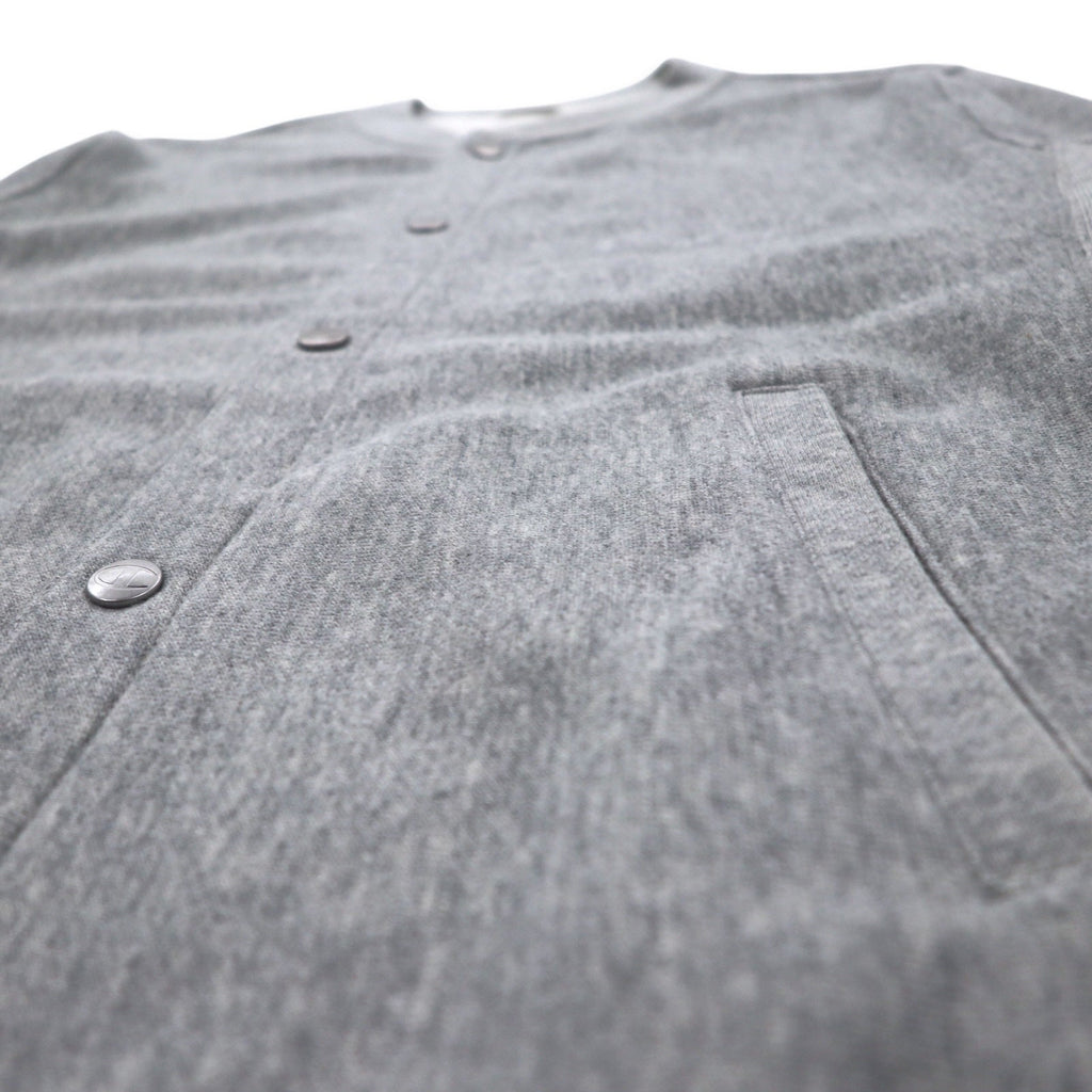 Champion リバースウィーブ REVERSE WEAVE スウェット ブルゾン XL グレー スナップボタン C8-Q018R