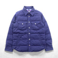 THE NORTH FACE PURPLE LABEL 65/35クロス ダウンシャツ ジャケット M ネイビー スナップボタン 胸ポケット 光電子 Bayhead Cloth ND2363N