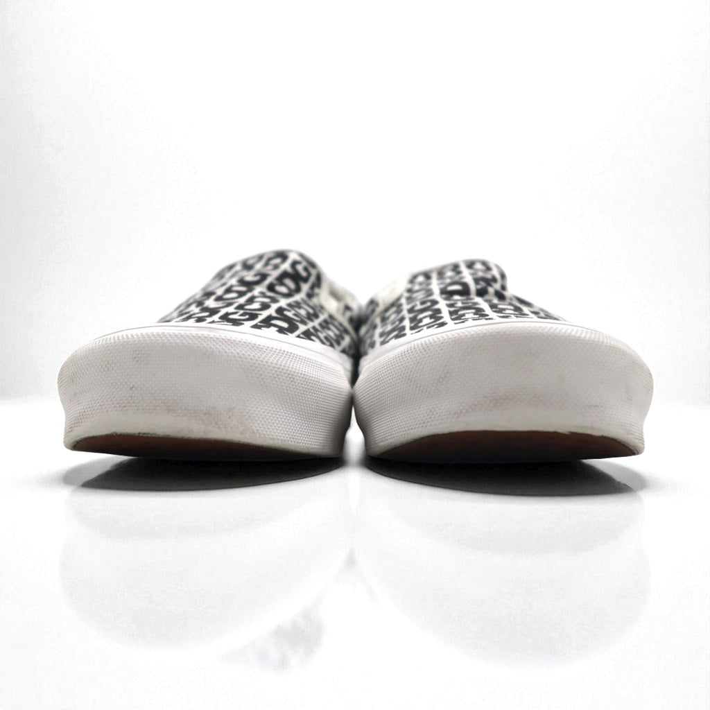 CDG ( COMME des GARCONS ) × VANS Slip-On Sneaker 27cm Bianco Tela VAULT OG Classic