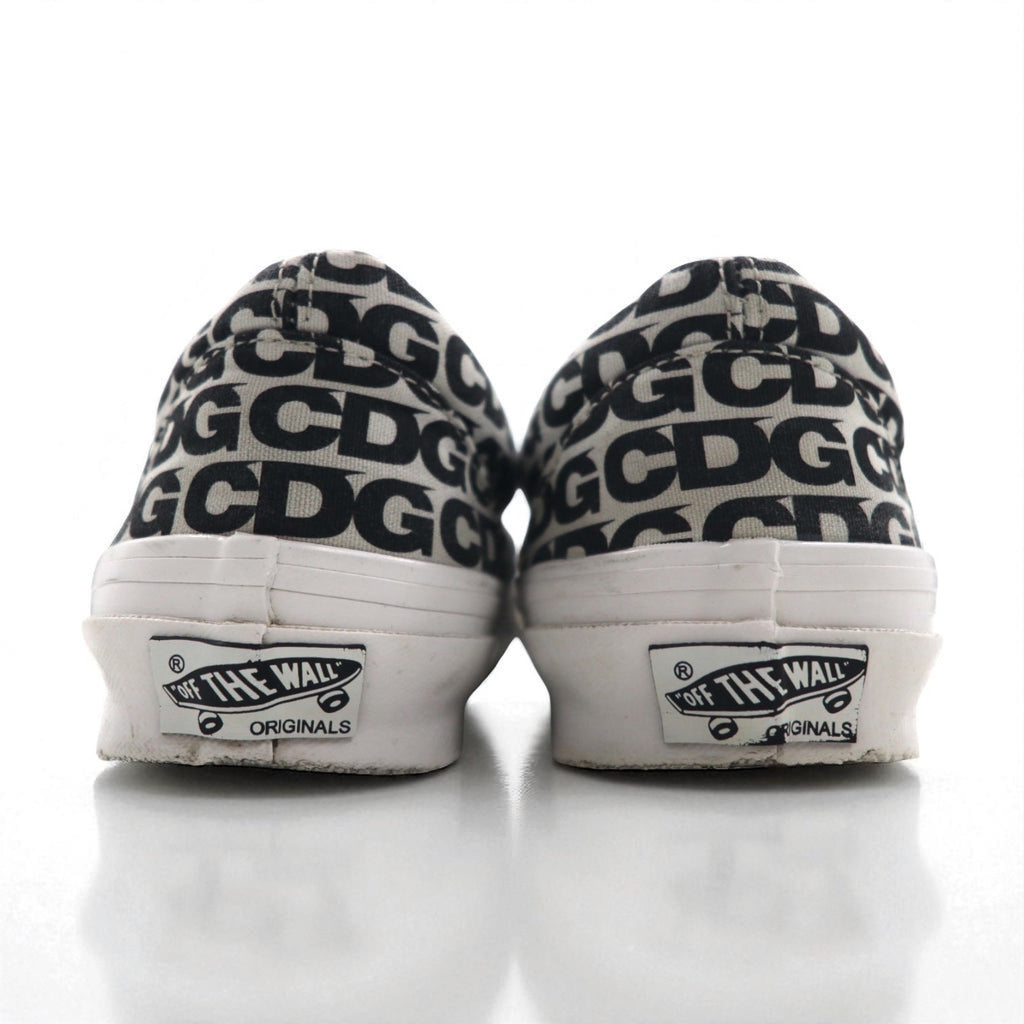 CDG ( COMME des GARCONS ) × VANS Slip-On Sneaker 27cm Bianco Tela VAULT OG Classic