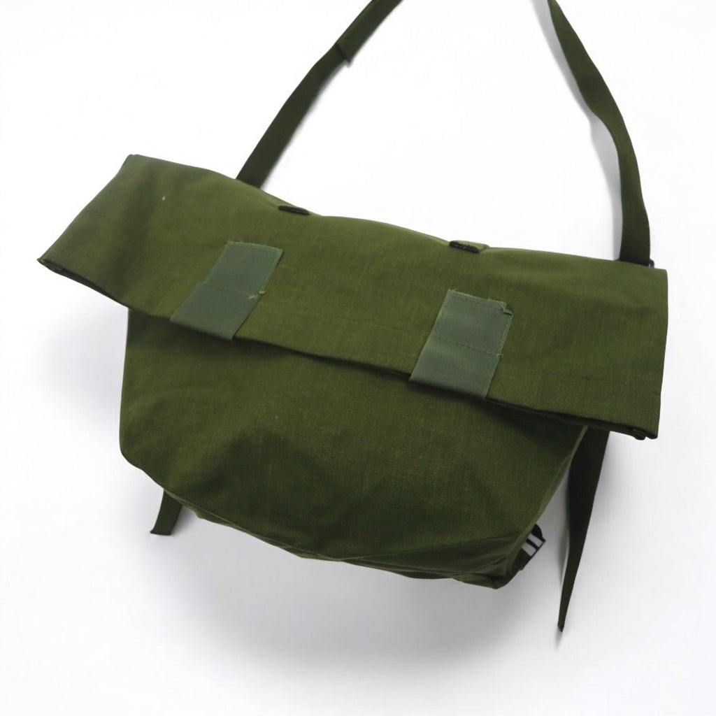 Danish Army Esercito Danese anni '80 Borsa messenger roll-top 2WAY Kaki Deadstock Nuova