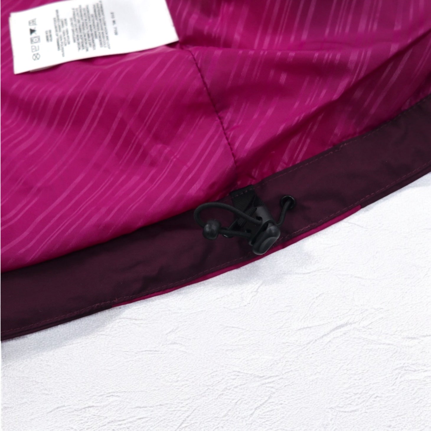 Columbia OMNI-TECH Giacca impermeabile da montagna S viola con cappuccio rimovibile Bugaboo Parka WL7109