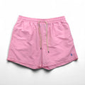 POLO RALPH LAUREN Pantaloncini da bagno anfibio XL rosa in nylon con ricamo piccolo pony