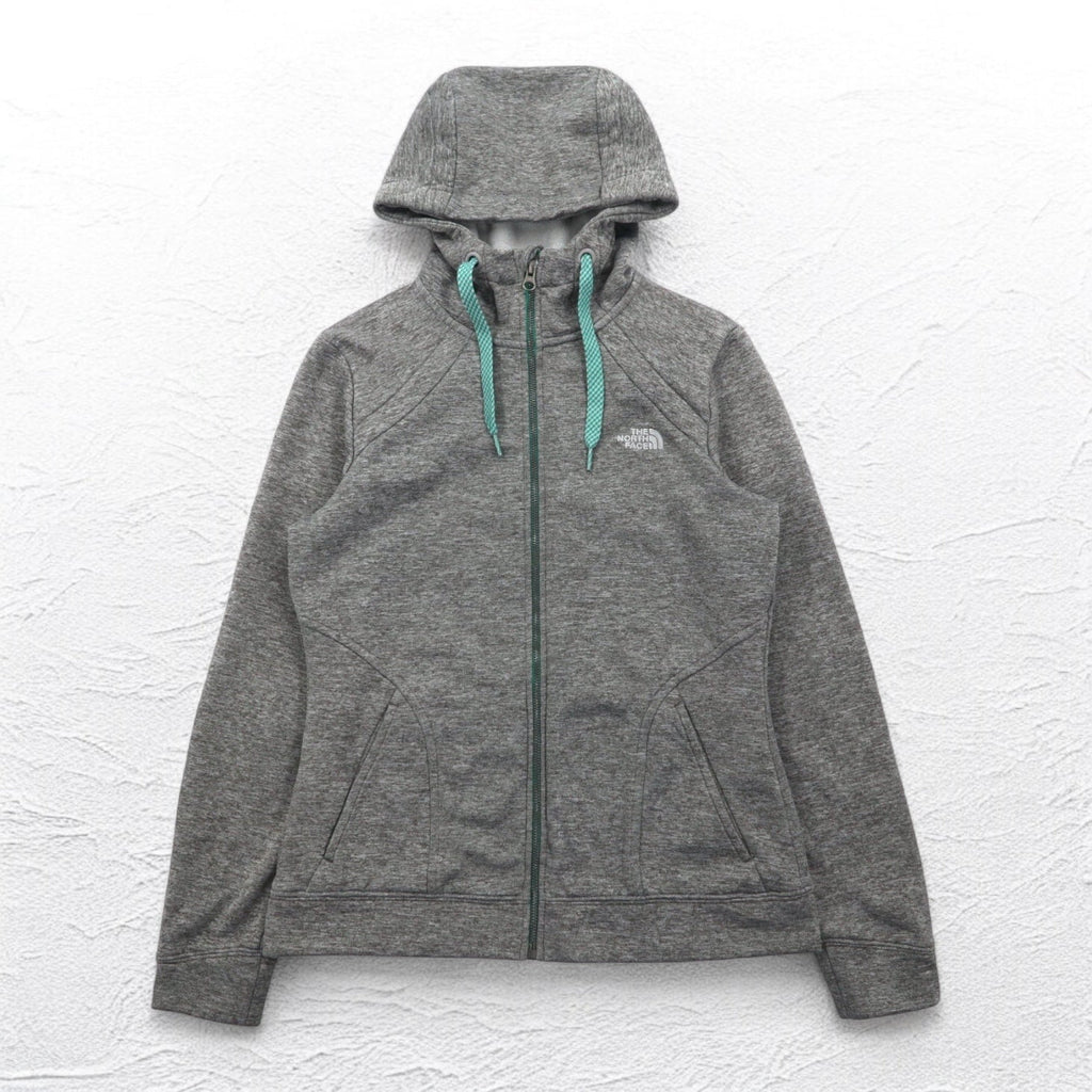 THE NORTH FACE felpa full zip con cappuccio M grigio poliestere logo ricamato US A40A