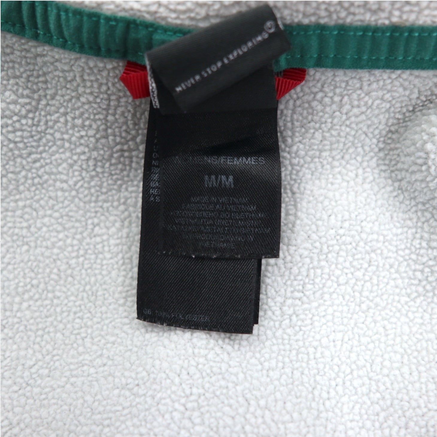 THE NORTH FACE felpa full zip con cappuccio M grigio poliestere logo ricamato US A40A