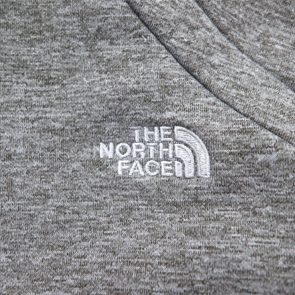 THE NORTH FACE felpa full zip con cappuccio M grigio poliestere logo ricamato US A40A