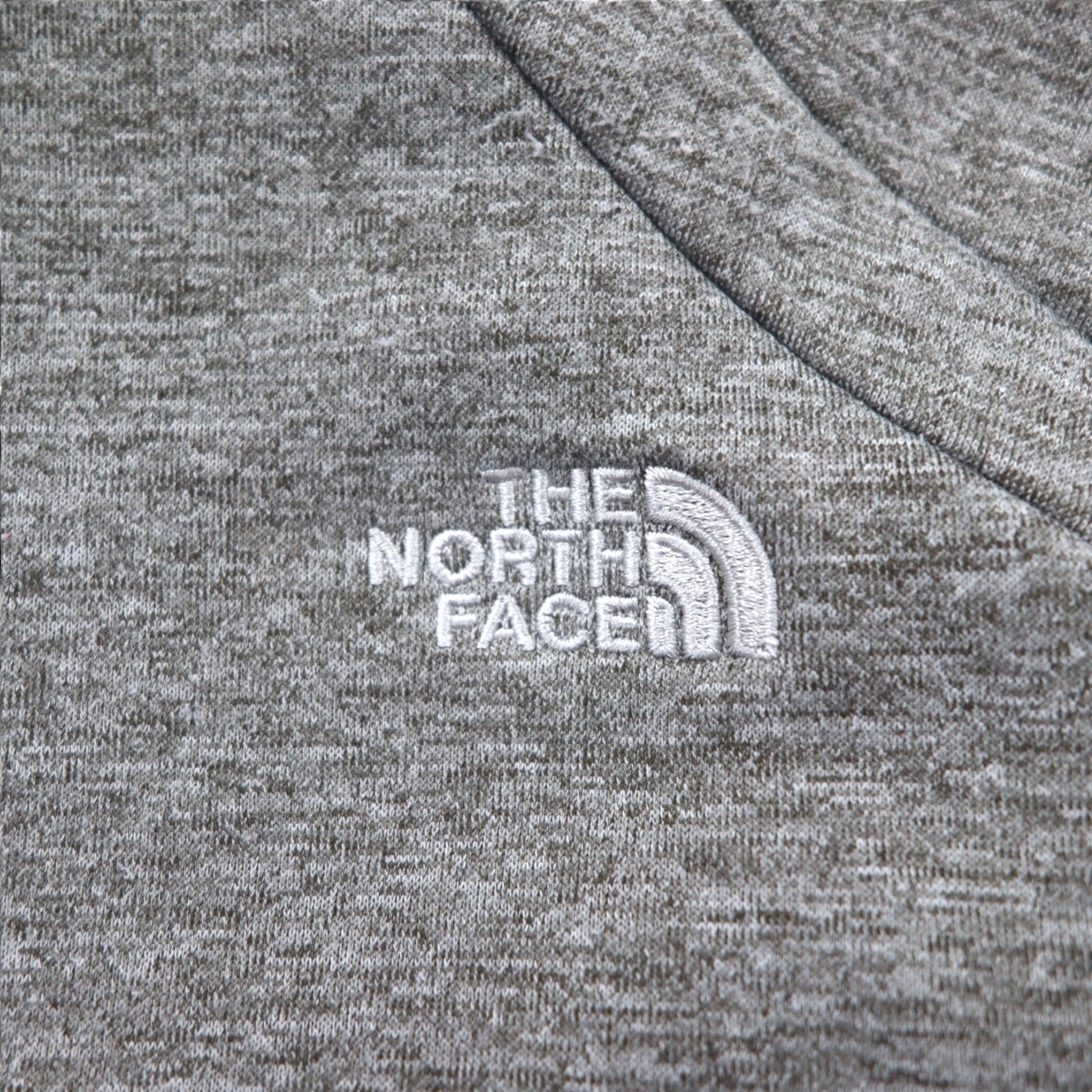THE NORTH FACE felpa full zip con cappuccio M grigio poliestere logo ricamato US A40A
