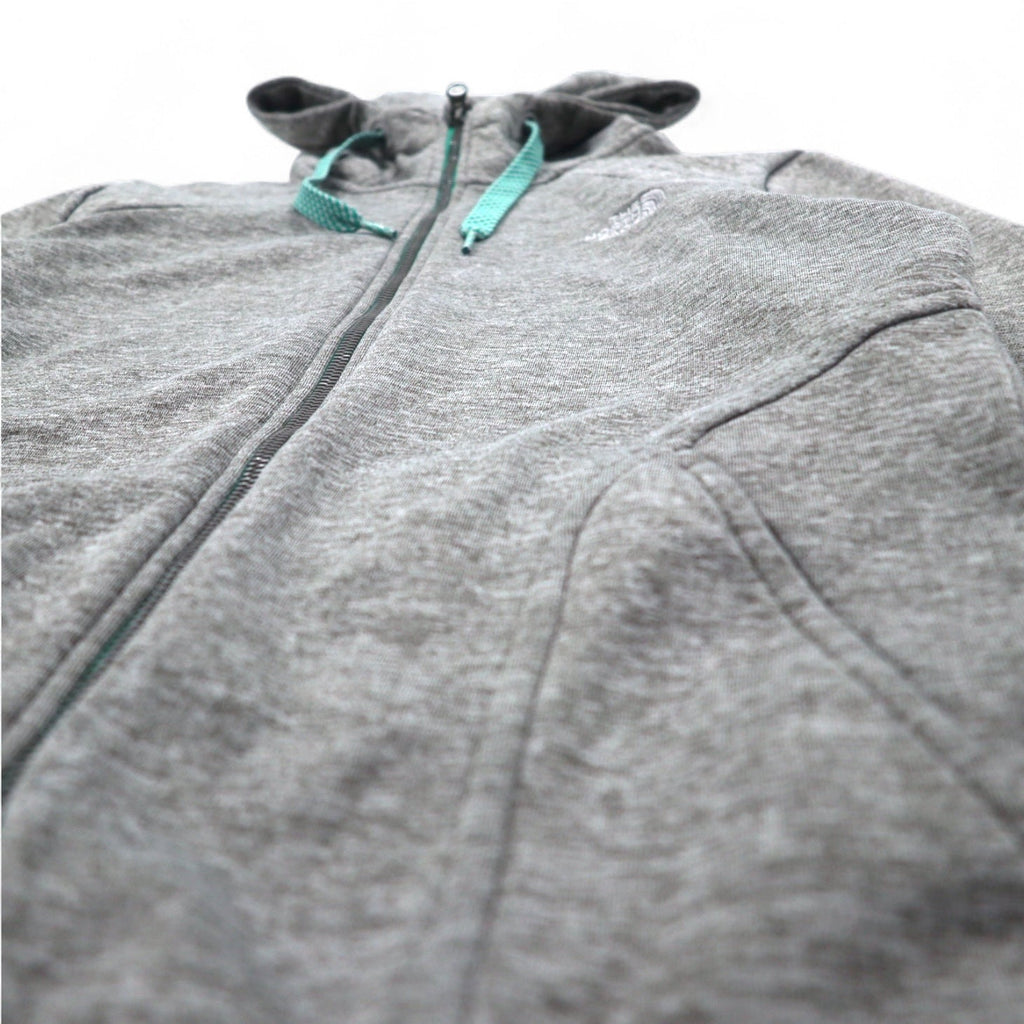 THE NORTH FACE felpa full zip con cappuccio M grigio poliestere logo ricamato US A40A