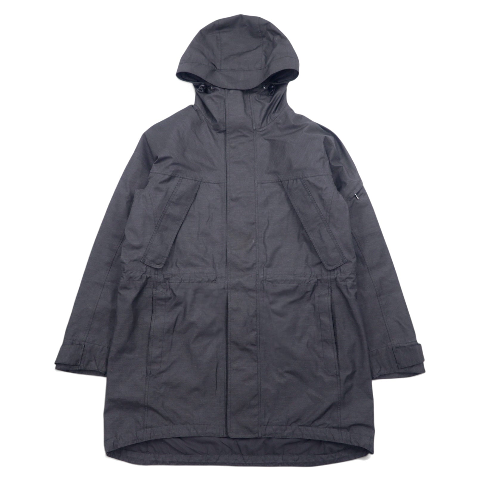 nonnative ゴアテックス GORE-TEX ハイカーコート マウンテンパーカー M ブラック ダブルジップ HIKER COAT C/P MINI HERRINGBONE PACLITE 2L NN-J2803 日本製