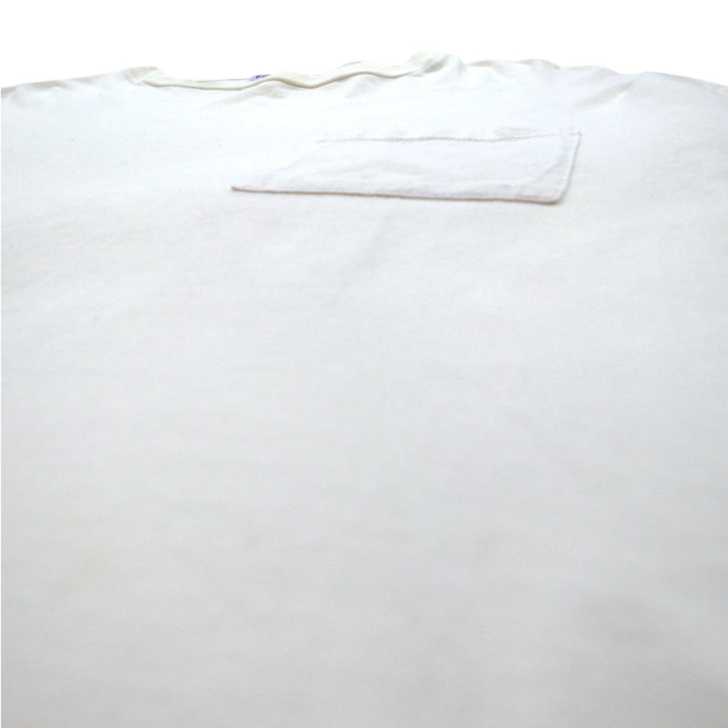 LEVI'S VINTAGE CLOTHING ( LVC ) Casuals 長袖ルーズフィットTシャツ M ホワイト ポルトガル製