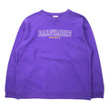 reebok カナダ製 90年代 NFL BALTIOORE RAVENS 刺繍 スウェット XL パープル コットン 前V
