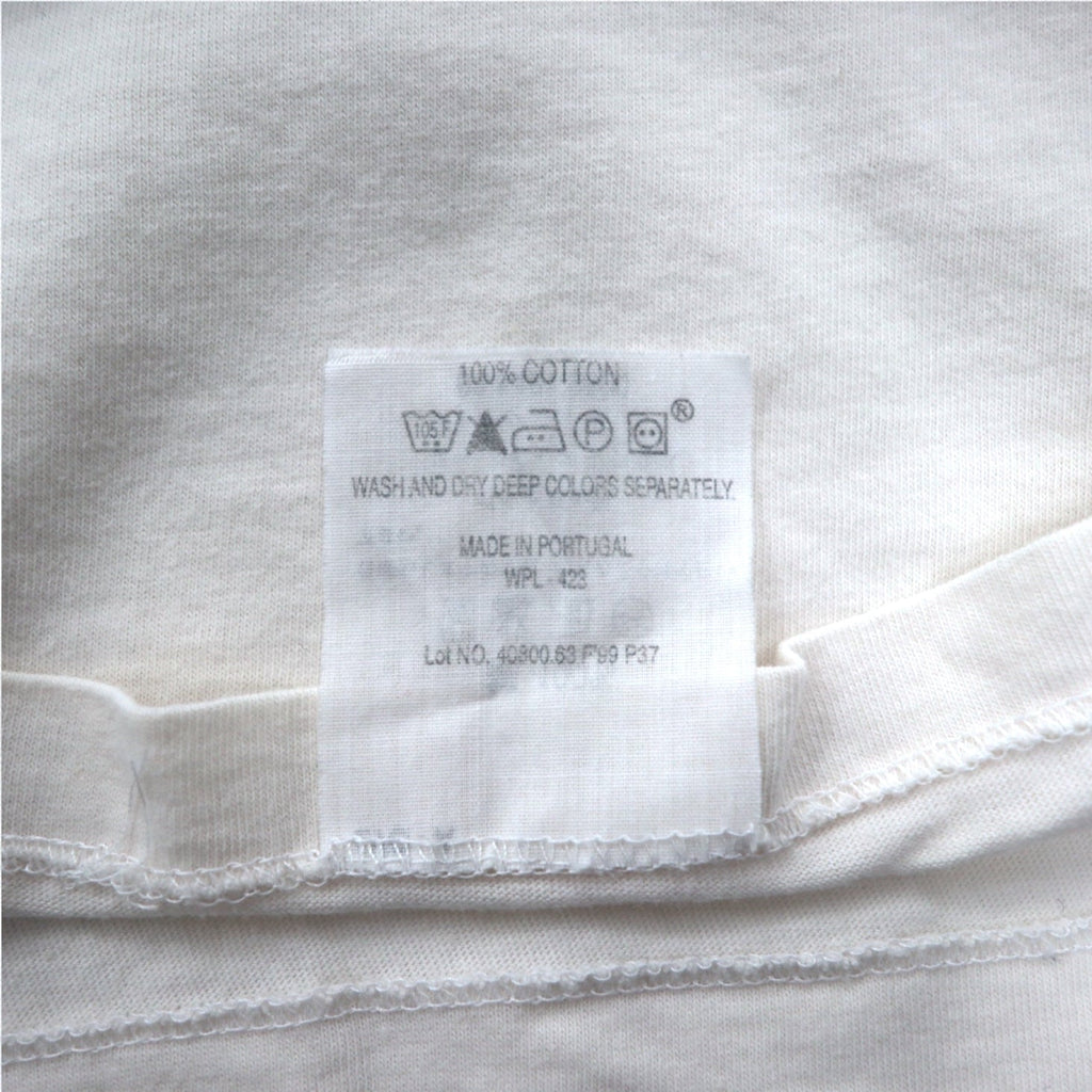 LEVI'S VINTAGE CLOTHING ( LVC ) Casuals 長袖ルーズフィットTシャツ M ホワイト ポルトガル製