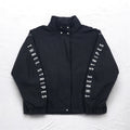 adidas ナイロン トラックジャケット ジャージ S ブラック ドローコード W S2S スリーストライプ ED1529